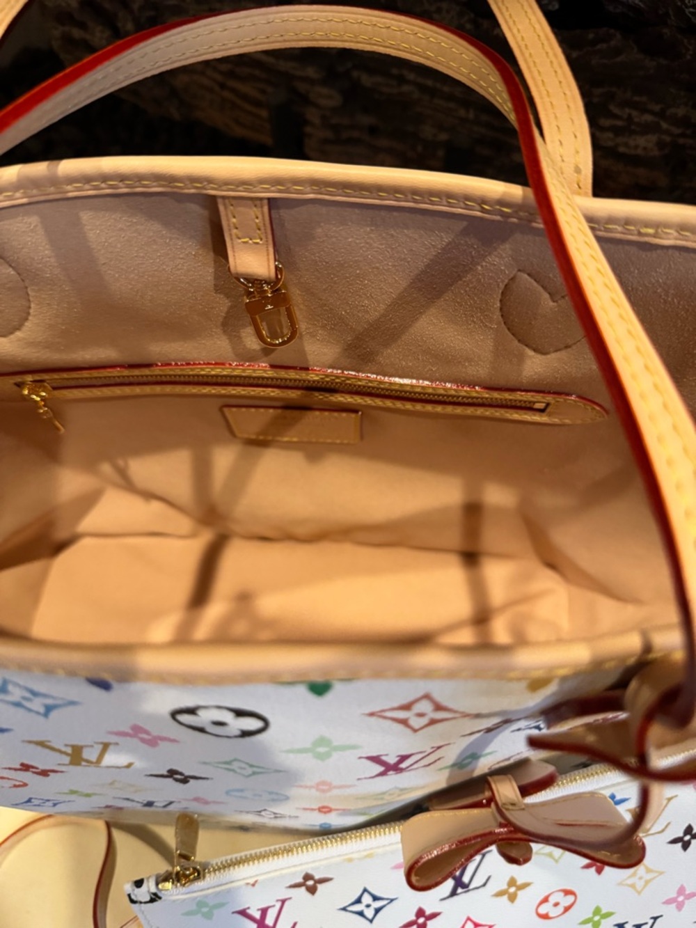 Tote Size MM Multicolor Monogram Bag - Picture 2 of 8